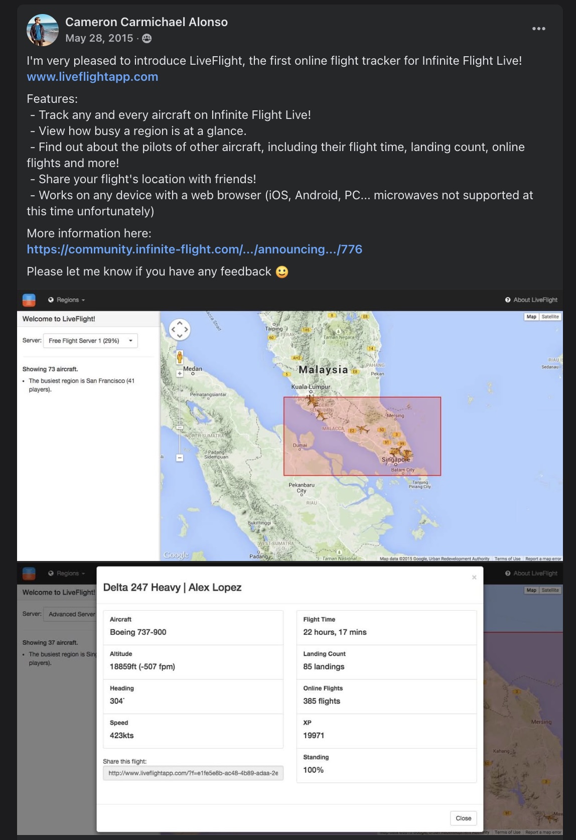 LiveFlight Announcement